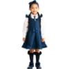 Picture of PRE ORDER Caramelo Kids Girls Zip Front School Pinafore - Navy