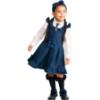 Picture of PRE ORDER Caramelo Kids Girls Zip Front School Pinafore - Navy