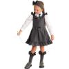 Picture of PRE ORDER Caramelo Kids Girls Zip Front School Pinafore - Grey