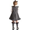 Picture of PRE ORDER Caramelo Kids Girls Zip Front School Pinafore - Grey