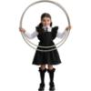 Picture of PRE ORDER Caramelo Kids Girls Frill School Pinafore With Bows - Black