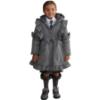 Picture of PRE ORDER Caramelo Kids Girls Frill Detail Skirted Coat - Grey