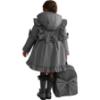 Picture of PRE ORDER Caramelo Kids Girls Frill Detail Skirted Coat - Grey