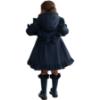 Picture of PRE ORDER Caramelo Kids Girls Frill Detail Skirted Coat - Navy