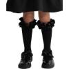 Picture of PRE ORDER Caramelo Kids Girls Satin Bow Mary Jane School Shoes - Black