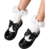 Picture of PRE ORDER Caramelo Kids Girls Satin Bow Mary Jane School Shoes - Black