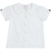 Picture of PRE ORDER Caramelo Kids Girls School Shirt With Satin Bows - White Black