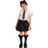 Picture of PRE ORDER Caramelo Kids Girls School Shirt With Satin Bows - White Black