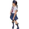 Picture of PRE ORDER Caramelo Kids Girls Bubble School Skirt - Navy