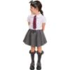 Picture of PRE ORDER Caramelo Kids Girls Skater School Skirt With Built In Shorts - Grey