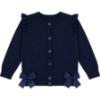 Picture of PRE ORDER Caramelo Kids Girls School Cardigan With Bows - Navy