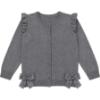 Picture of PRE ORDER Caramelo Kids Girls School Cardigan With Bows - Grey