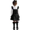 Picture of PRE ORDER Caramelo Kids Girls Ra-Ra Frill School Pinafore - Black