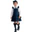 Picture of PRE ORDER Caramelo Kids Girls Ra-Ra Frill School Pinafore - Navy