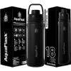 Picture of PRE ORDER Caramelo Kids Metal AquaFlask Water Bottle - Black