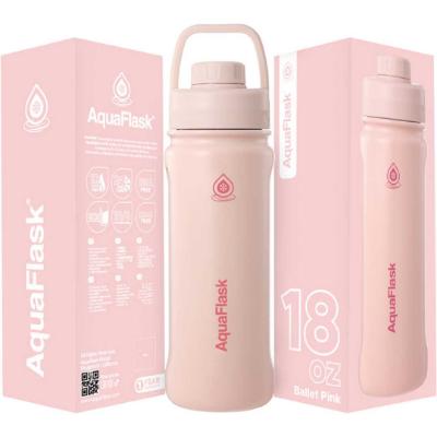 Picture of PRE ORDER Caramelo Kids Metal AquaFlask Water Bottle - Pink