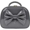 Picture of PRE ORDER Caramelo Kids Patent Lunch Box With Bow - Grey