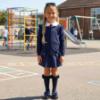 Picture of PRE ORDER Caramelo Kids Girls Skater School Skirt With Built In Shorts - Navy