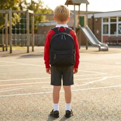 Picture of Schoolwear Unisex Backpack - Black
