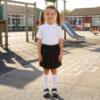 Picture of Schoolwear Girls Box Pleats Skirt - Black