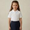 Picture of Schoolwear Girls Short Sleeve Polo Shirt - White