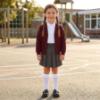 Picture of Schoolwear Girls Sweatshirt Cardigan - Maroon