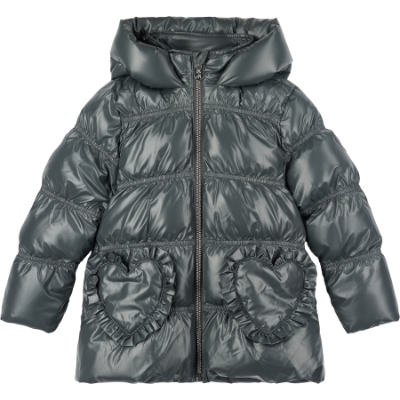 Picture of PRE ORDER A Dee BTS Luna Short Hooded Jacket  - Dark Grey