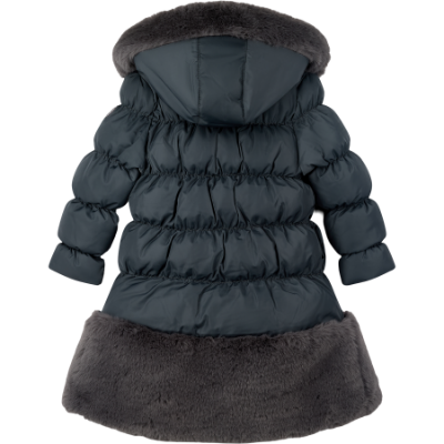 Picture of PRE ORDER A Dee BTS Rhea Hooded Long Coat  - Dark Grey