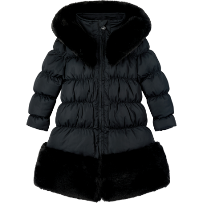 Picture of PRE ORDER A Dee BTS Rhea Hooded Long Coat  - Black