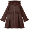 Picture of PRE ORDER A Dee BTS Nova Pleated Bow Raincoat - Brown
