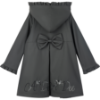Picture of PRE ORDER A Dee BTS Nova Pleated Bow Raincoat - Dark Grey