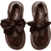 Picture of PRE ORDER A Dee Easy On Lyra Mary Jane Bow Shoe - Brown