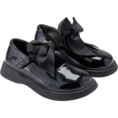 Picture of PRE ORDER A Dee Easy On Lyra Mary Jane Bow Shoe - Black