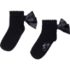 Picture of PRE ORDER A Dee BTS Cara Satin Bow Ankle Sock - Black