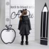 Picture of PRE ORDER A Dee BTS Nova Pleated Bow Raincoat - Black
