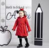 Picture of PRE ORDER A Dee BTS Nova Pleated Bow Raincoat - Red