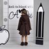 Picture of PRE ORDER A Dee BTS Nova Pleated Bow Raincoat - Brown