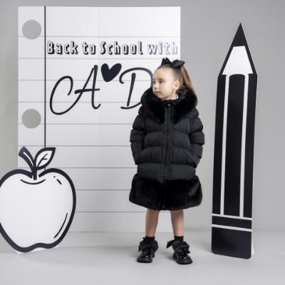 Picture of PRE ORDER A Dee BTS Rhea Hooded Long Coat  - Black