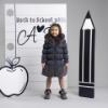 Picture of PRE ORDER A Dee BTS Rhea Hooded Long Coat  - Dark Grey
