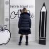 Picture of PRE ORDER A Dee BTS Rhea Hooded Long Coat  - Dark Navy