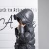 Picture of PRE ORDER A Dee BTS Luna Short Hooded Jacket  - Dark Grey