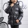 Picture of PRE ORDER A Dee BTS Luna Short Hooded Jacket  - Dark Grey