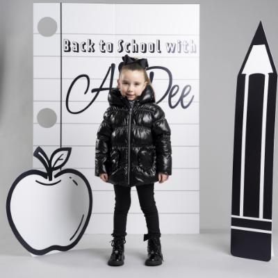 Picture of PRE ORDER A Dee BTS Luna Short Hooded Jacket  - Black
