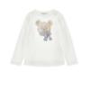 Picture of PRE ORDER Monnalisa Girls Teddy Top & Skirt Set X 2 - Ivory Beige Grey