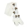 Picture of PRE ORDER Monnalisa Girls Daisy Duck Tights - Ivory Navy Blue