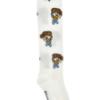 Picture of PRE ORDER Monnalisa Girls Daisy Duck Tights - Ivory Navy Blue