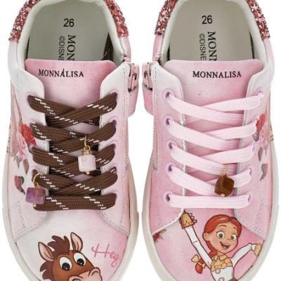 Picture of PRE ORDER Monnalisa Girls Toy Story Trainer - White Multi