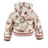 Picture of PRE ORDER Monnalisa Girls Toy Story Padded Hooded Jacket - Ivory Multi