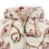 Picture of PRE ORDER Monnalisa Girls Toy Story Padded Hooded Jacket - Ivory Multi
