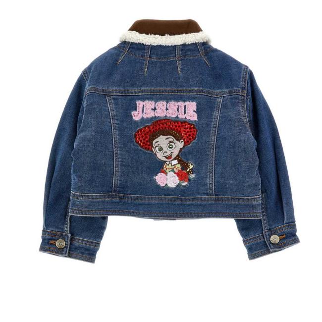 Picture of PRE ORDER Monnalisa Girls Toy Story Denim Jacket - Blue Multi